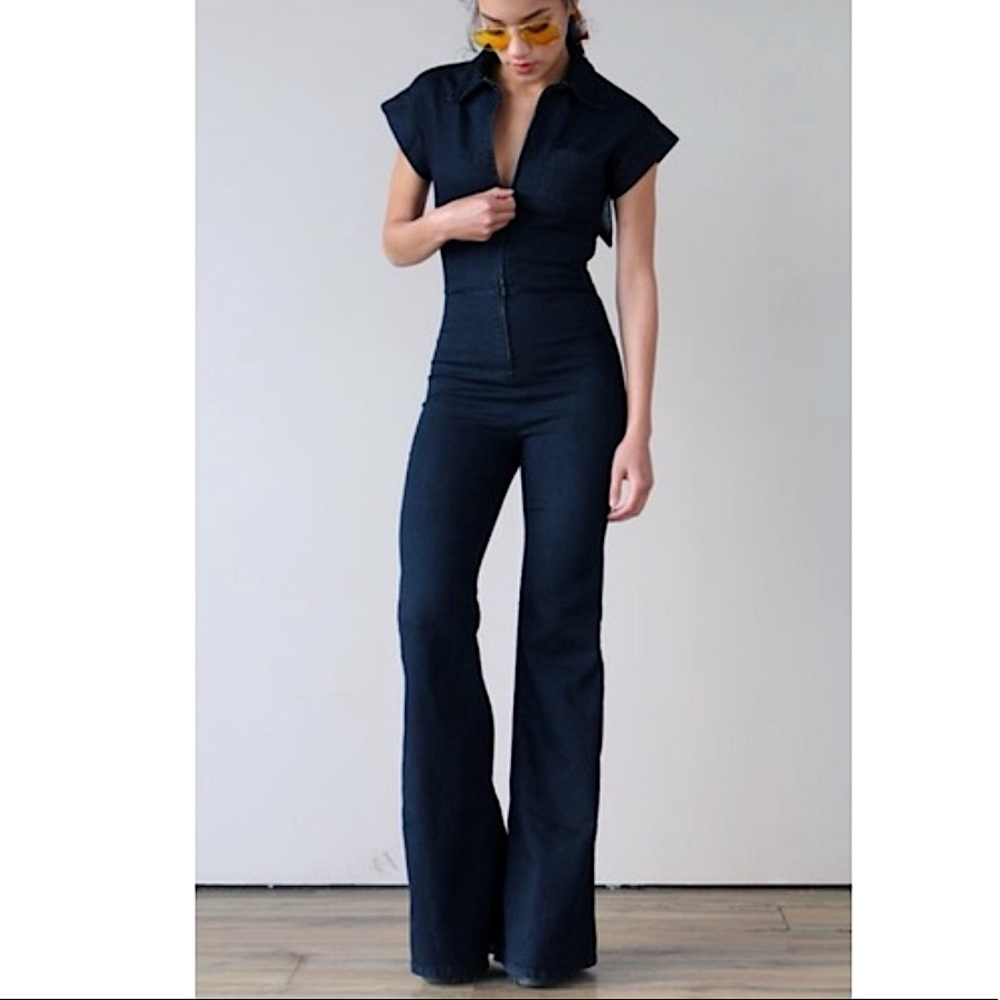 PyLo disco dolly Denim Jumpsuit